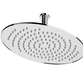 Ceiling oval rain shower head 222 346 mm